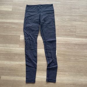 Black with little diamonds (light gray/white details) lululemon size 6 leggings